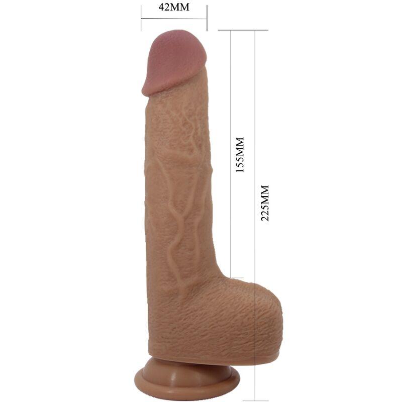 pretty love vibratore dildo realistico tommy 22 5 cm