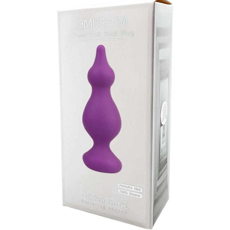 adrien lastic amuse plug anale viola in silicone taglia m