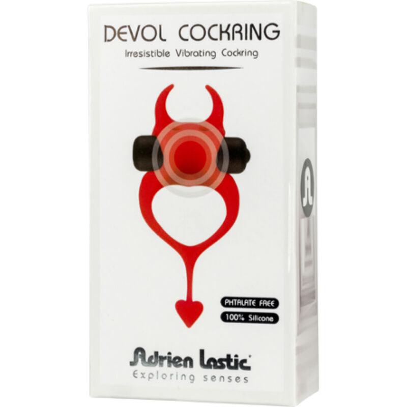 adrien lastic anello vibratore devol cockring rosso