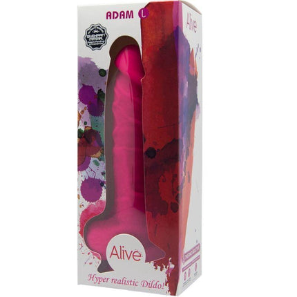 alive adam l pene realistico fucsia 19 cm