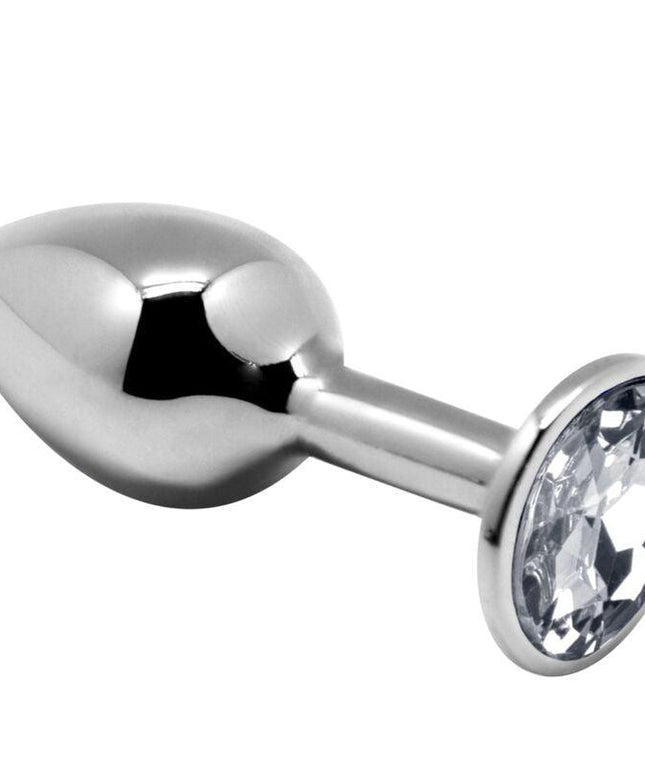 alive piacere anale mini plug metallo bianco taglia l