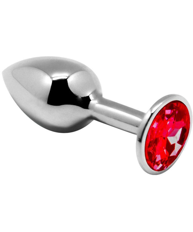 alive piacere anale mini plug metal rosso taglia m