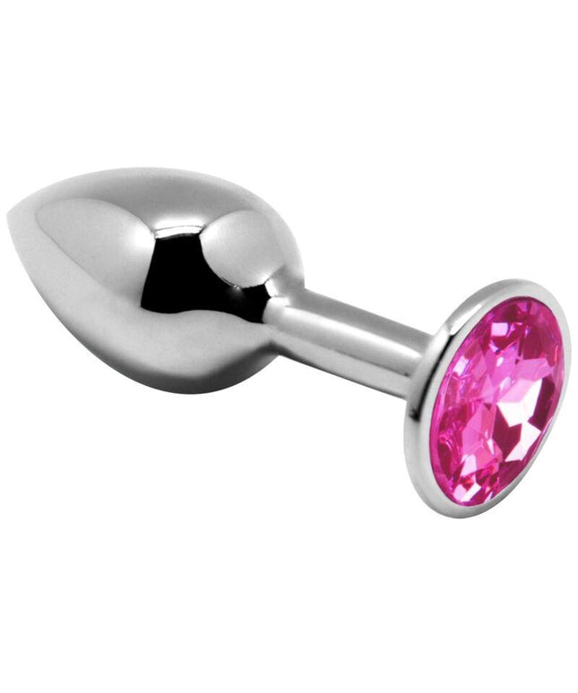 alive piacere anale mini plug metal rosa taglia m