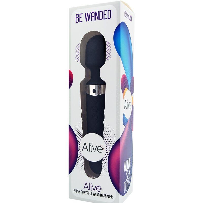 alive be wanded vibratore massaggiatore nero