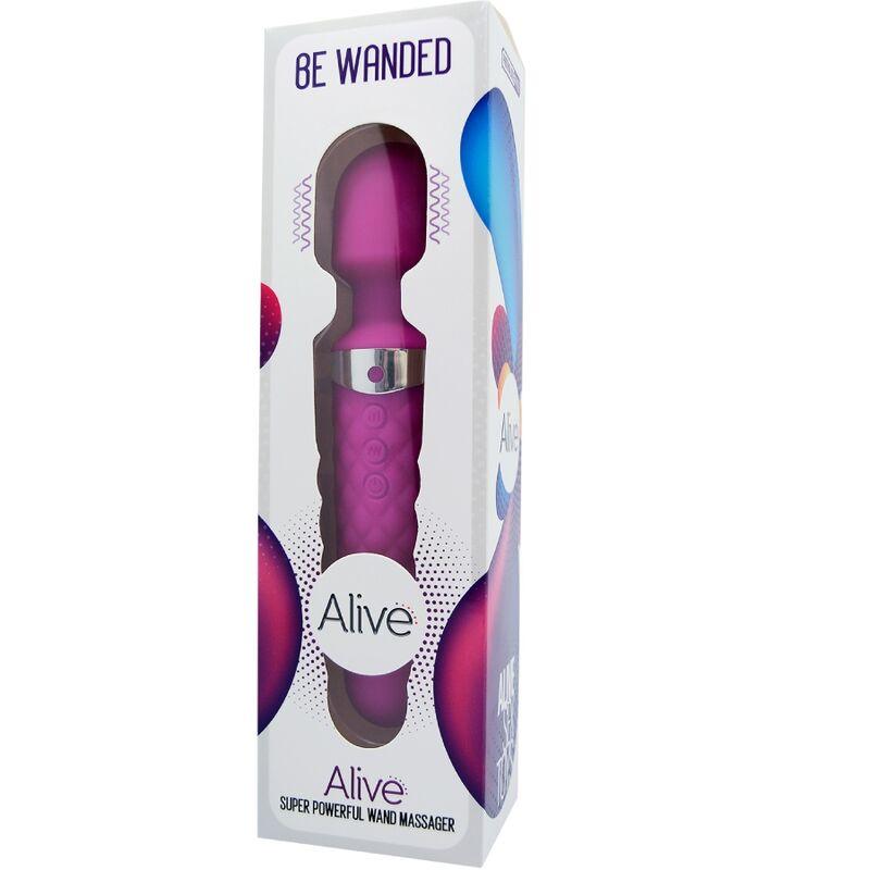 alive be wanded vibratore massaggiatore viola