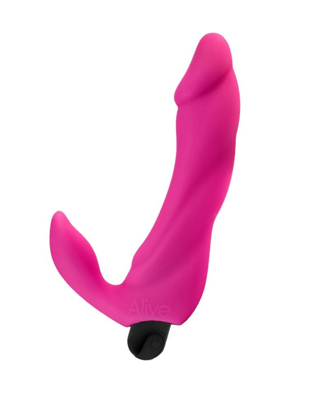 ALIVE - DILDO VIBRATORE BIFUN PRO ROSA 14,9 CM