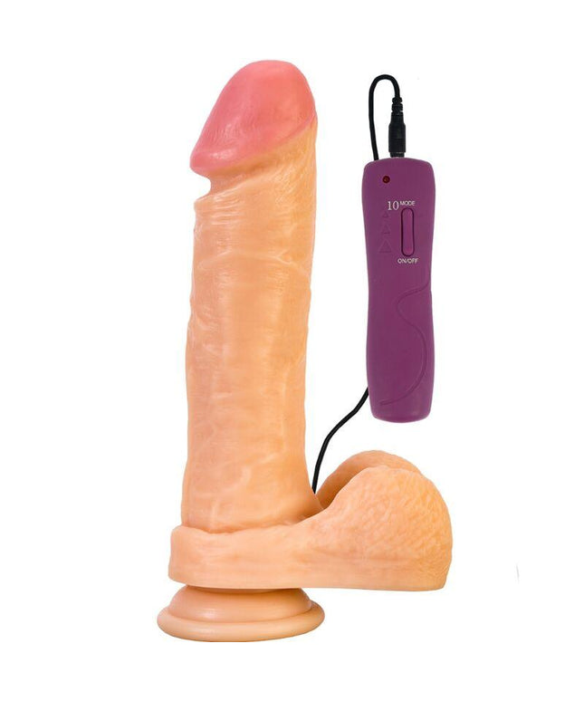 alive vibratore pene realistico bruno 22 cm