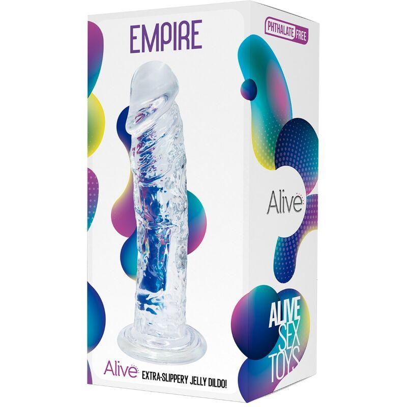 alive pene realistico impero trasparente 19 3 cm