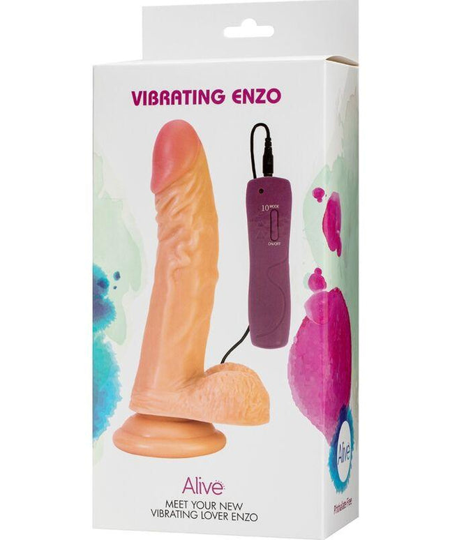 alive vibratore pene realistico enzo 21 cm