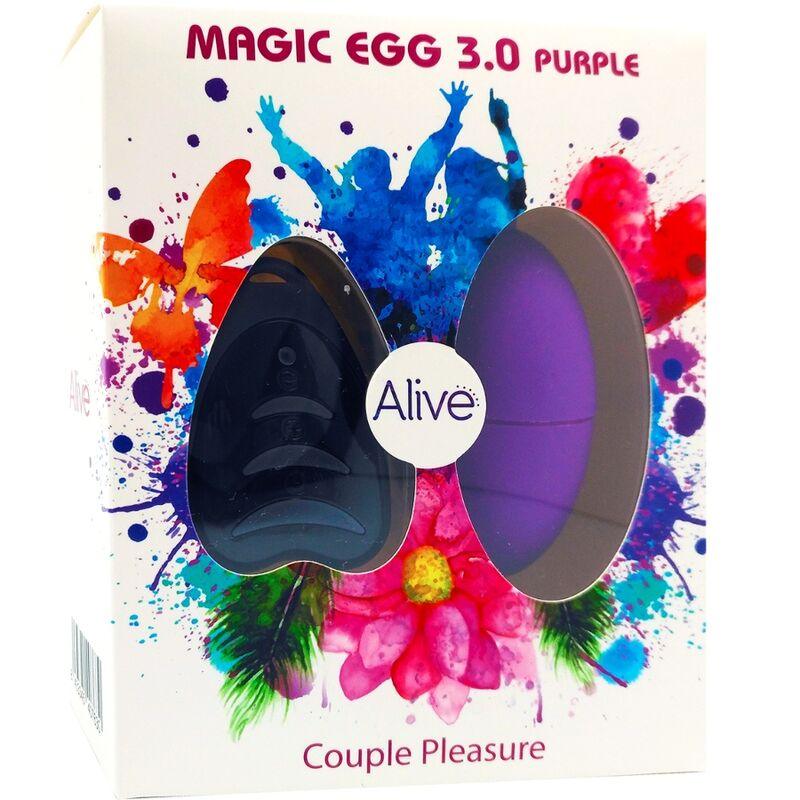 alive magic egg 3 0 uovo vibrante telecomando viola