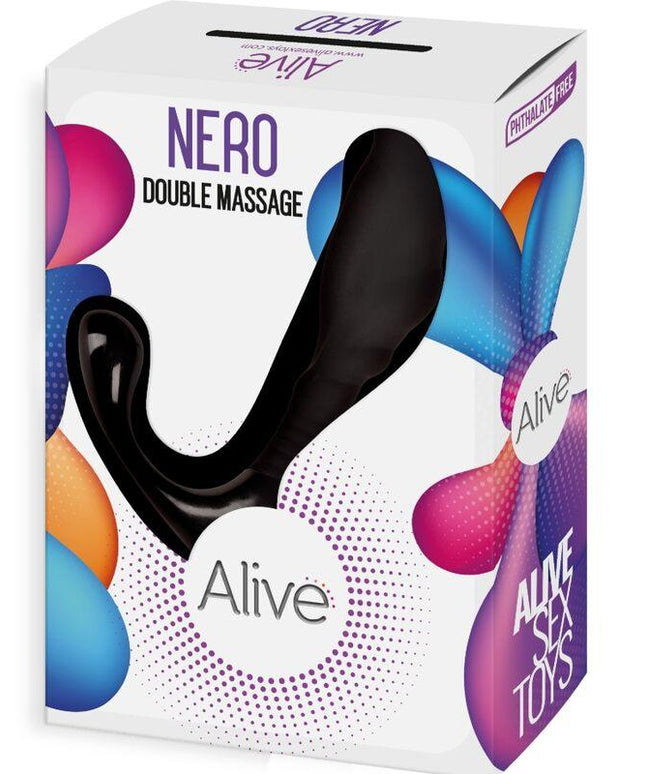 alive doppio massaggiatore nero anale e prostatico