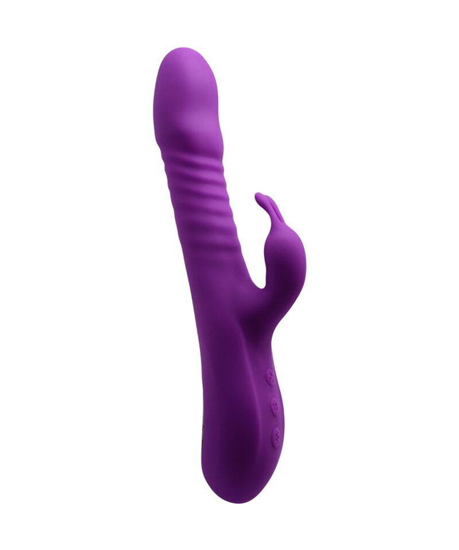 alive vibratore romax coniglio silicone viola