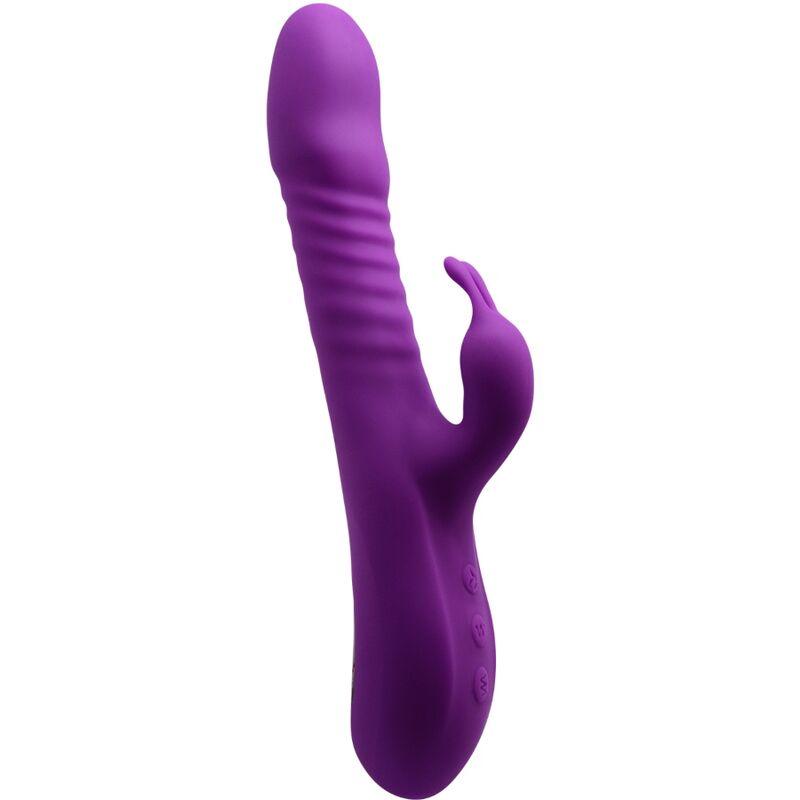 alive vibratore romax coniglio silicone viola