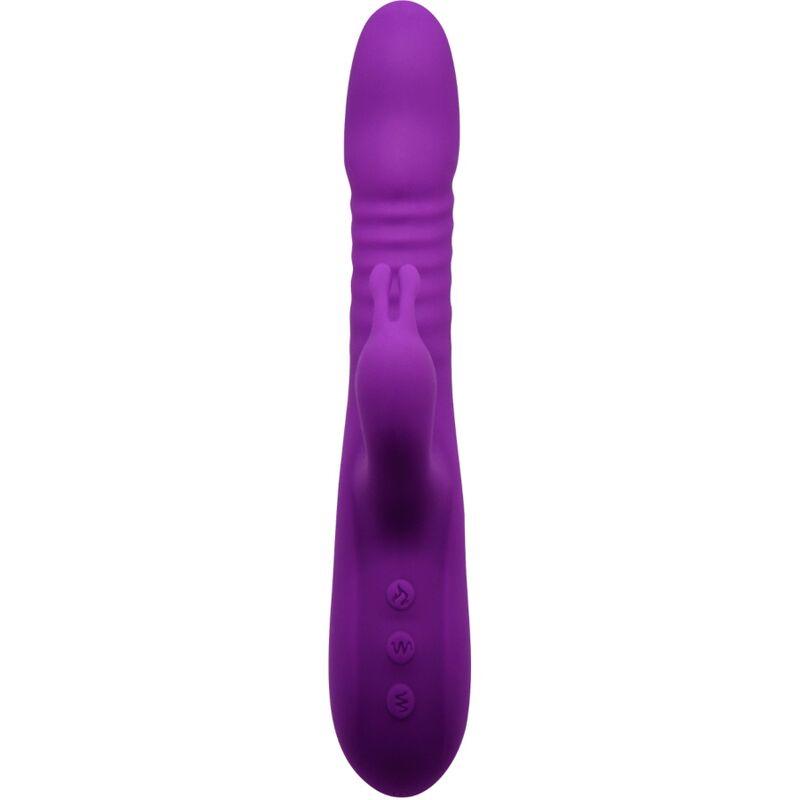 alive vibratore romax coniglio silicone viola