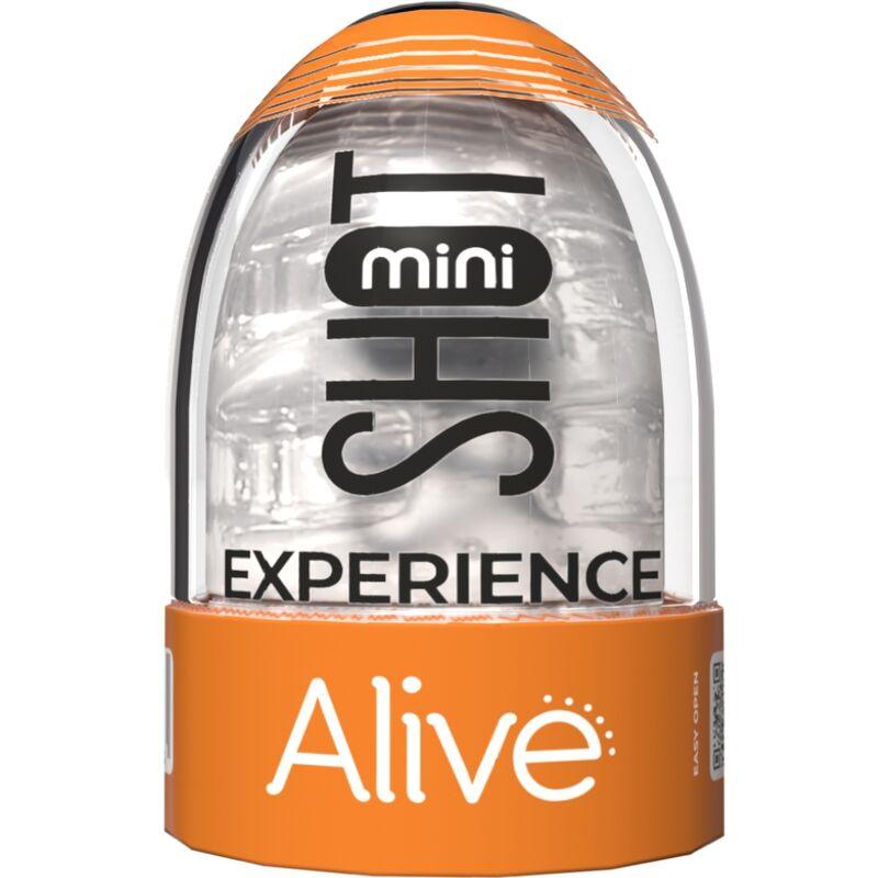 alive shot experience mini masturbatore trasparente