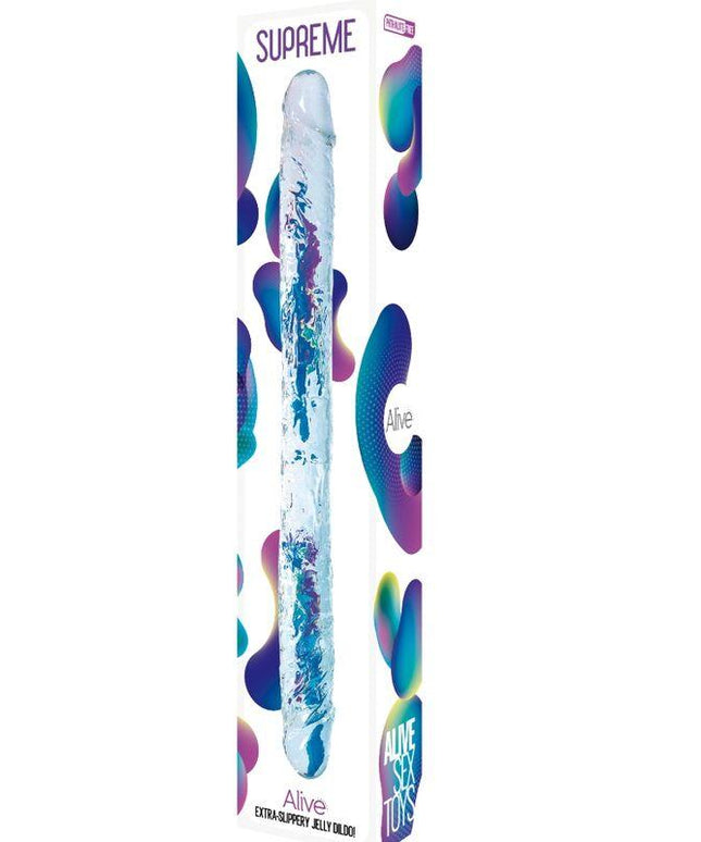 alive pene supremo realistico trasparente 38 5 cm