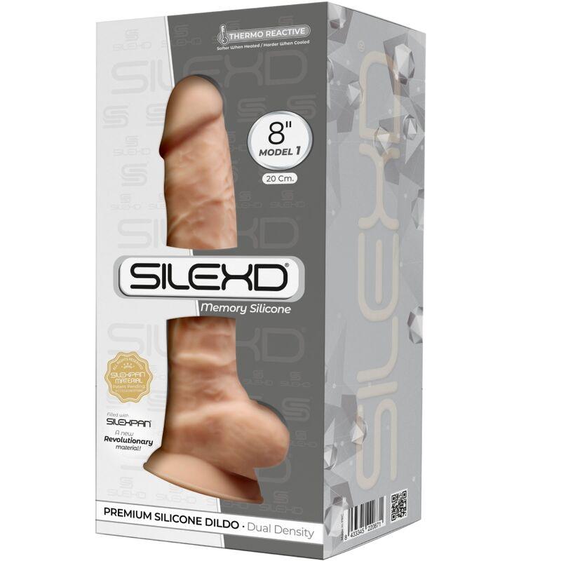 silexd modello 1 pene realistico premium silexpan silicone 20 cm