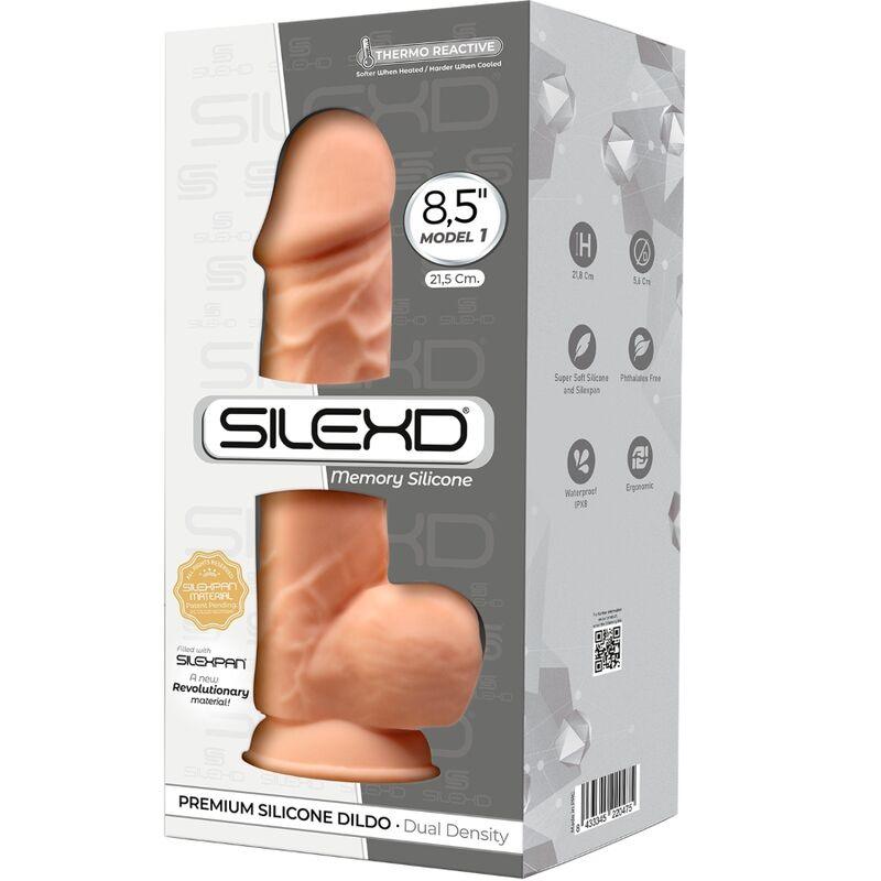 silexd modello 1 pene realistico premium silexpan silicone 21 5 cm