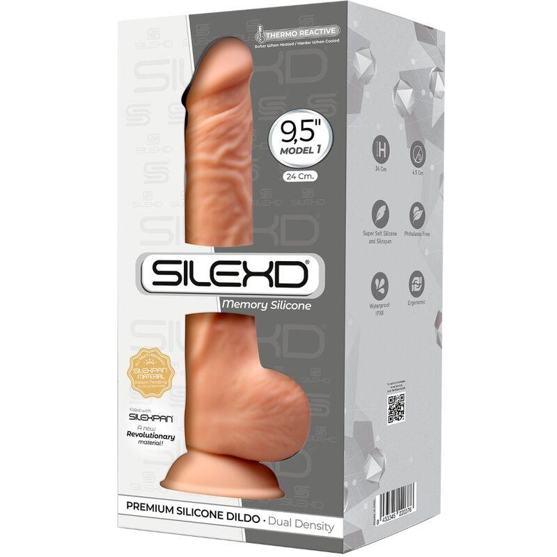 silexd modello 1 pene realistico premium silexpan silicone 24 cm