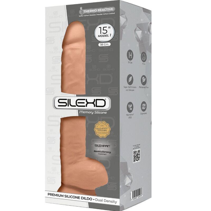 silexd modello 1 pene realistico premium silexpan silicone 38 cm