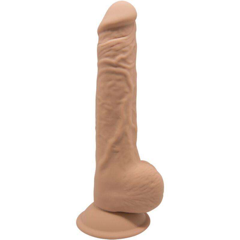 silexd modello 1 pene realistico premium silexpan silicone caramel 24 cm