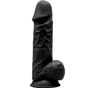 silexd modello 1 pene realistico premium silexpan silicone nero 21 5 cm