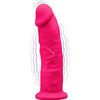 silexd modello 1 vibratore pene realistico in silicone premium silexpan fucsia 17 5 cm