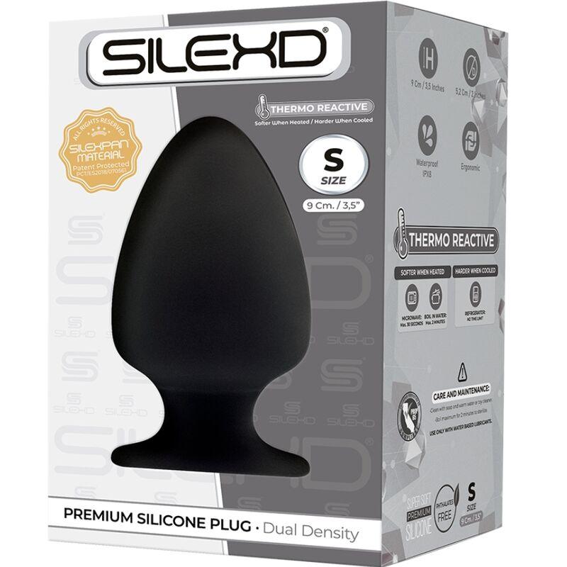 silexd modello 1 plug anale premium silexpan silicone premium termoreattivo taglia s