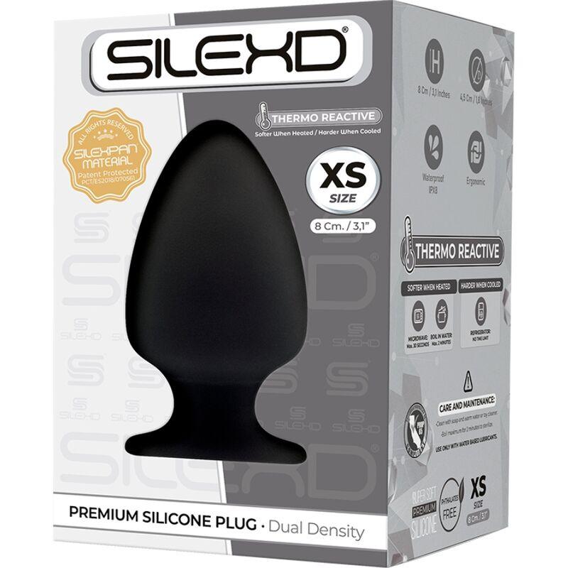 silexd modello 1 plug anale premium silexpan silicone premium termoreattivo taglia xs