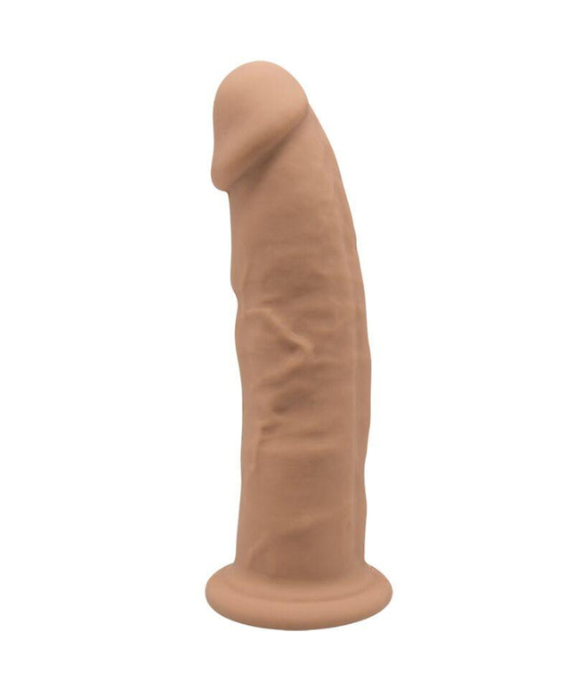 silexd modello 2 pene realistico premium silexpan silicone caramel 19 cm