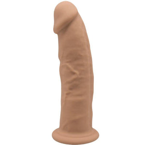 silexd modello 2 pene realistico premium silexpan silicone caramel 19 cm