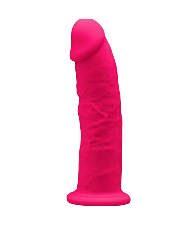 silexd modello 2 pene realistico premium silexpan silicone fucsia 15 cm