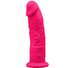 silexd modello 2 pene realistico premium silexpan silicone fucsia 19 cm