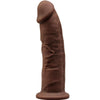 silexd modello 2 pene realistico premium silexpan silicone marrone 15 cm