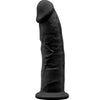 silexd modello 2 pene realistico premium silexpan silicone nero 15 cm