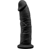 silexd modello 2 pene realistico premium silexpan silicone nero 19 cm