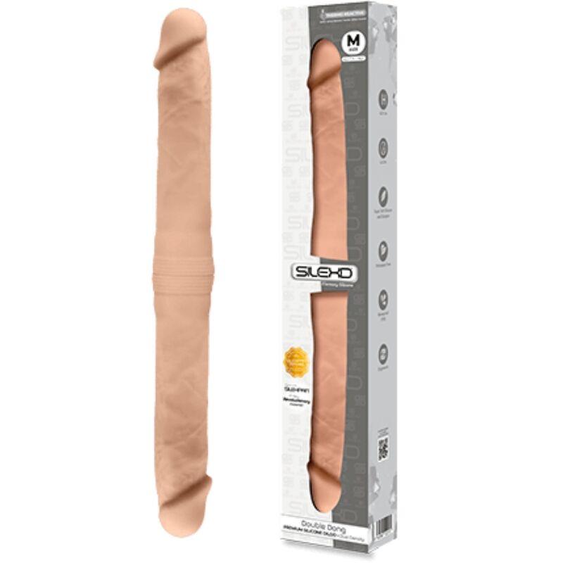 silexd pene doppio realistico silicone silexpan premium 42 5 cm