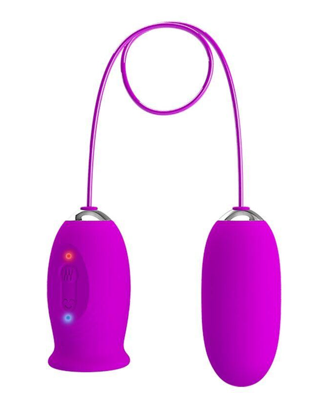 pretty love vibratore ricaricabile daisy dual egg viola