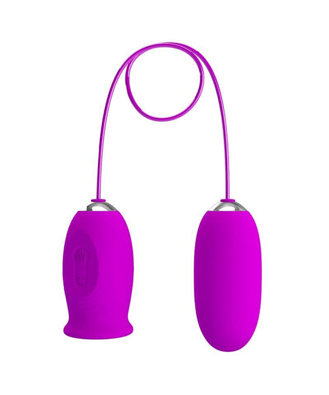 pretty love vibratore ricaricabile daisy dual egg viola