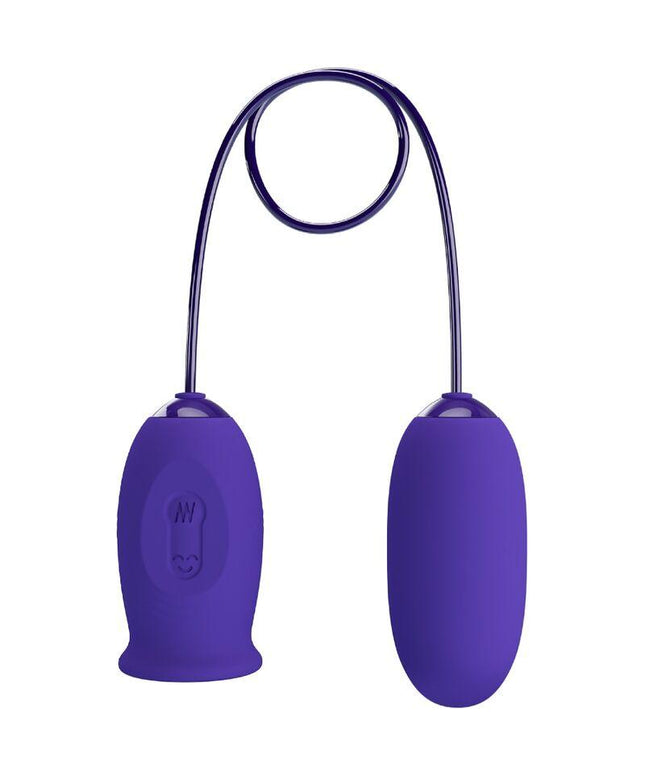 pretty love vibratore stimolatore ricaricabile daisy youth violetto