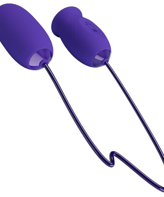 pretty love vibratore stimolatore ricaricabile daisy youth violetto