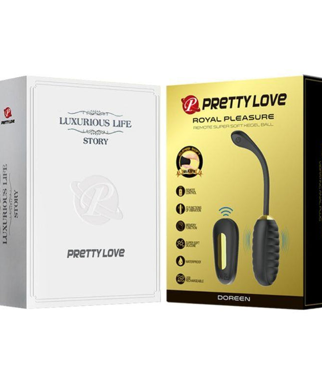 pretty love uovo vibrante ricaricabile doreen luxury nero