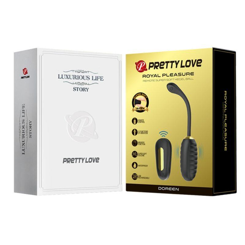 pretty love uovo vibrante ricaricabile doreen luxury nero