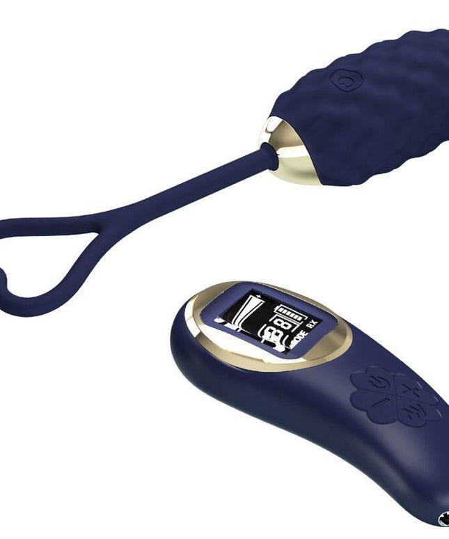 pretty love uovo vibrante con telecomando blu vivian