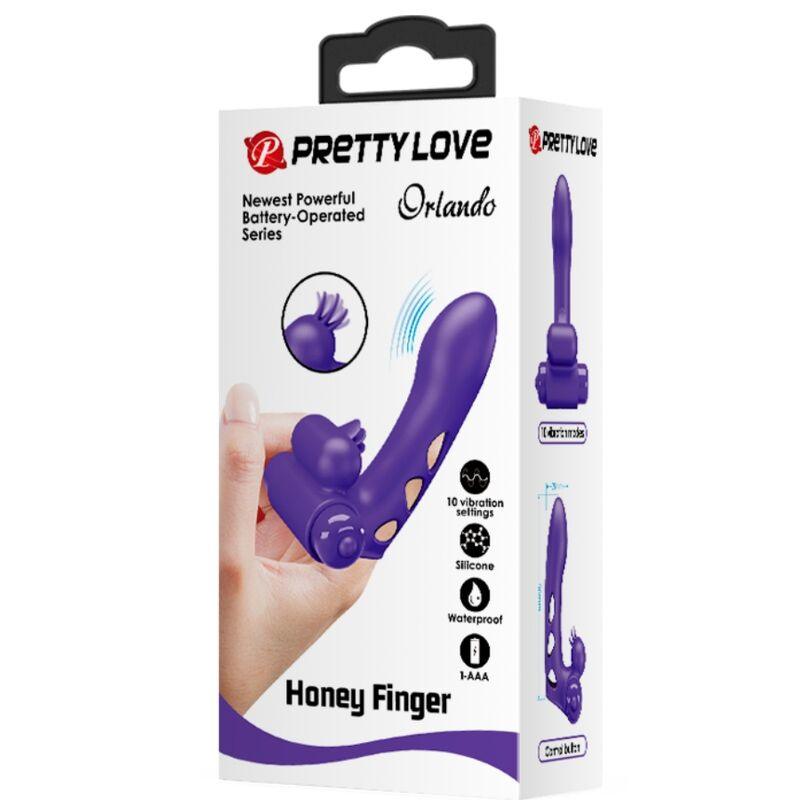 pretty love copertura per dita vibratore orlando viola