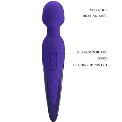 pretty love vibratore antony youth wand violetto effetto calore