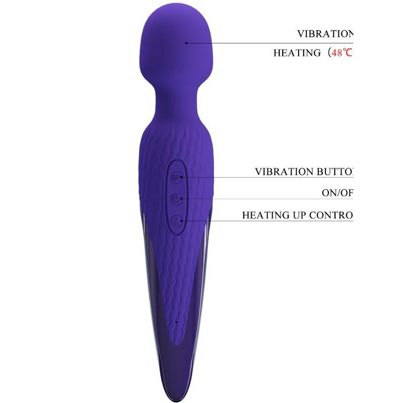 pretty love vibratore antony youth wand violetto effetto calore