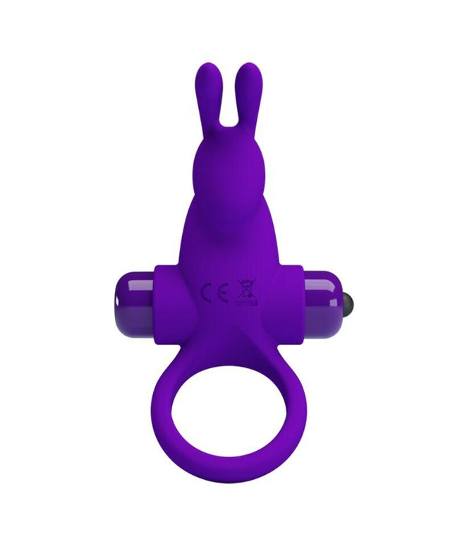 pretty love anello vibratore i coniglio per pene viola