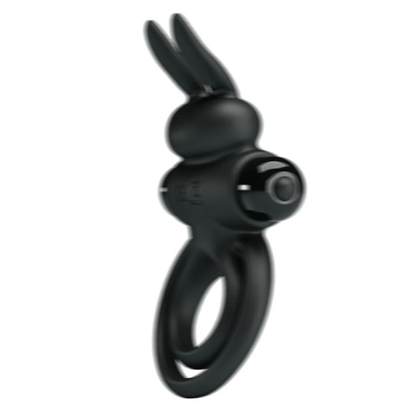 pretty love anello vibrator iii rabbit per pene nero