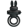 pretty love anello vibrator iii rabbit per pene nero